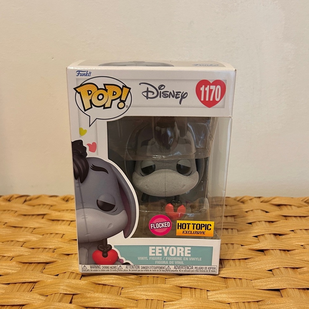 Funko Pop! Disney Eeyore Flocked with heart